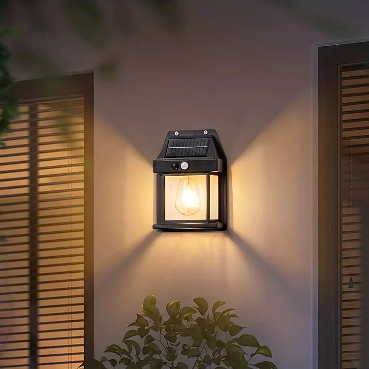 SunGlow™  Solar Wall Illuminator - Crisp & Cozy  Style Main image